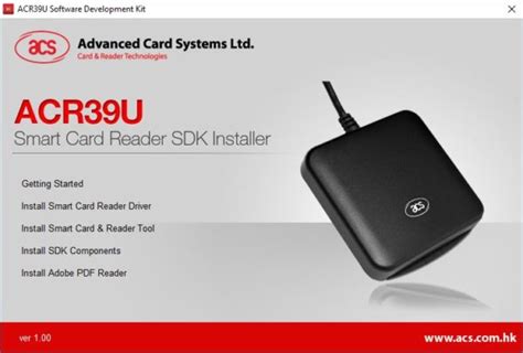 how to install acr39u-i1 smart card reader|ACR39U.